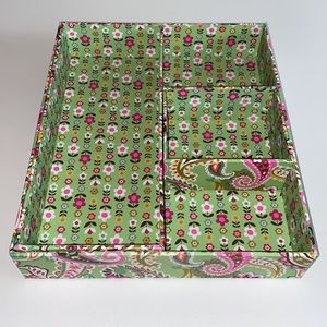 NEW VERA BRADLEY 3 PIECE “TUTTI FRUTI” DRAWER ORGANIZER SET
